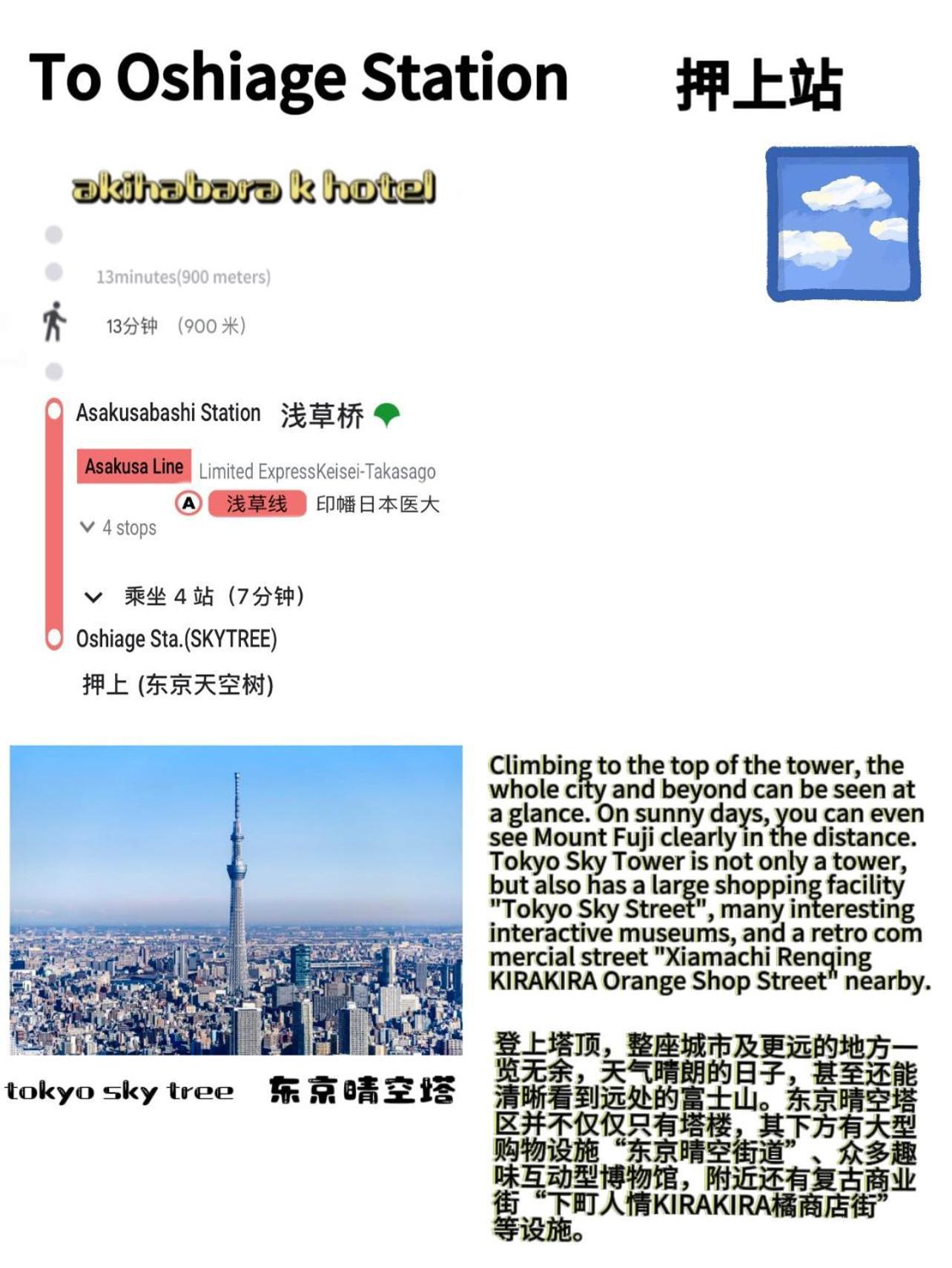 도쿄 Akihabara K 아파트 외부 사진